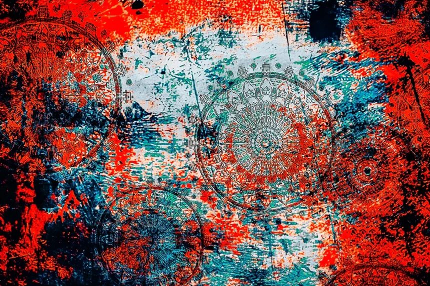 modern art, colorfulness, abstract, painting, art