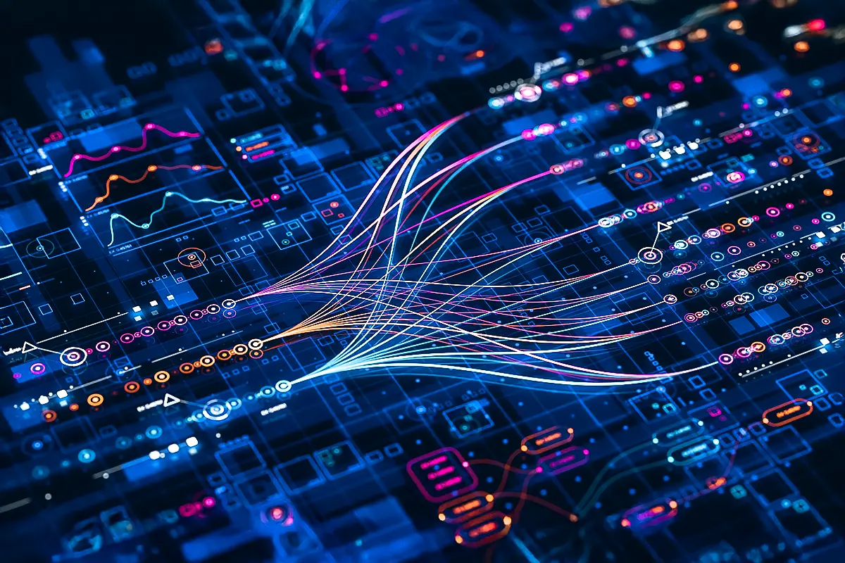 Vision & Image AI, Pattern Finding, Technology, Light, Electric Blue