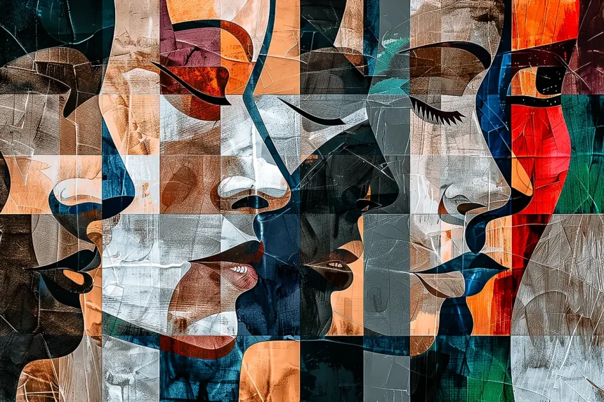 modern art, visual arts, abstract, pattern, mosaic